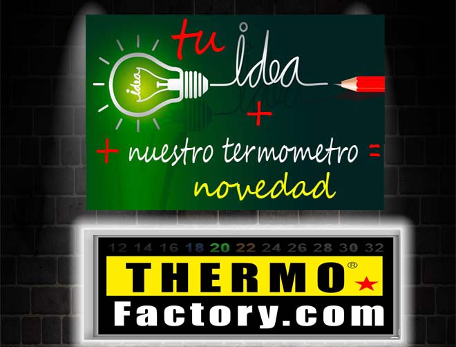 Termometros promocristal 