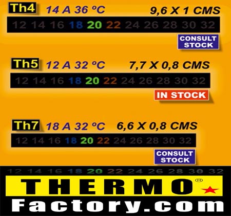 Termometros calendarios PVC  
