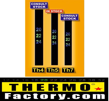 Termometros reglas pvc  