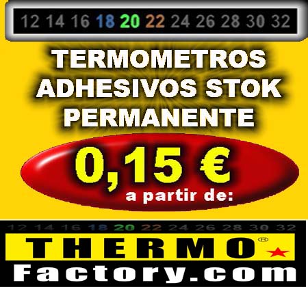 Termometros promocrystal 